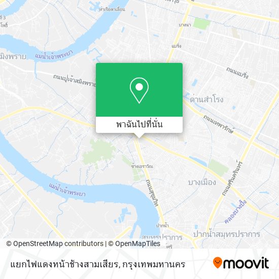 แยกไฟแดงหน้าช้างสามเสียร แผนที่