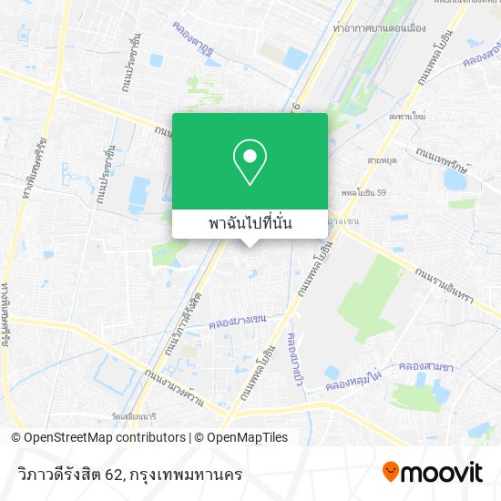 วิภาวดีรังสิต 62 แผนที่