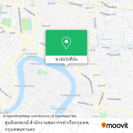 ศูนย์เอกซเรย์ สำนักงานศุลกากรท่าเรือกรุงเทพ แผนที่