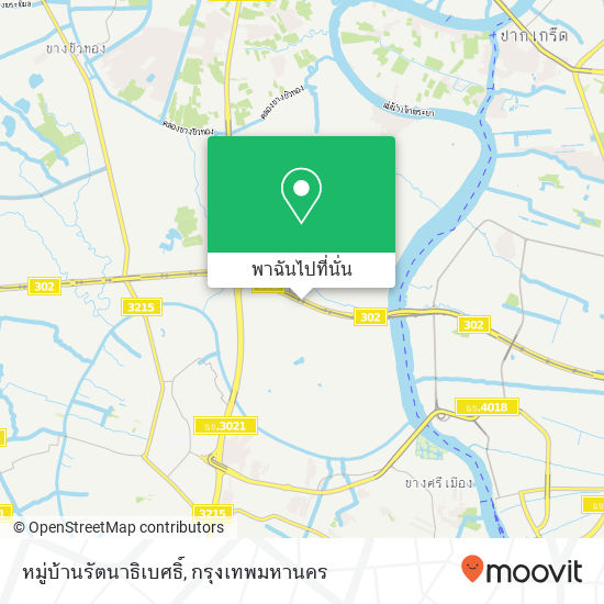 หมู่บ้านรัตนาธิเบศธิ์ แผนที่