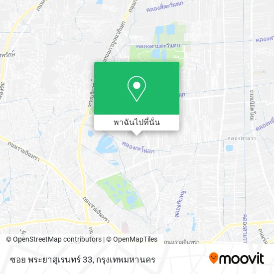 ซอย พระยาสุเรนทร์ 33 แผนที่