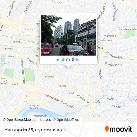 ซอย สุขุมวิท 55 แผนที่