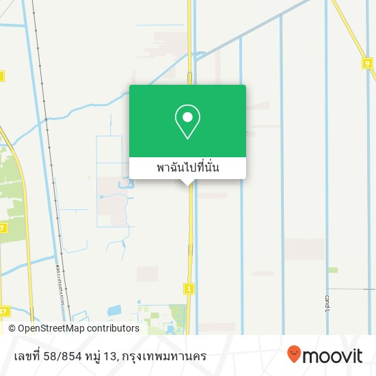 เลขที่ 58/854 หมู่ 13 แผนที่