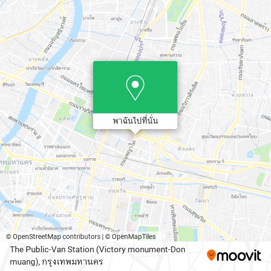 The Public-Van Station (Victory monument-Don muang) แผนที่