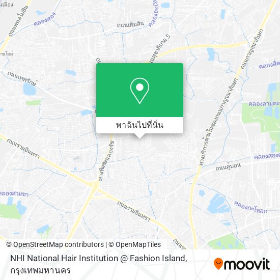 NHI National Hair Institution @ Fashion Island แผนที่