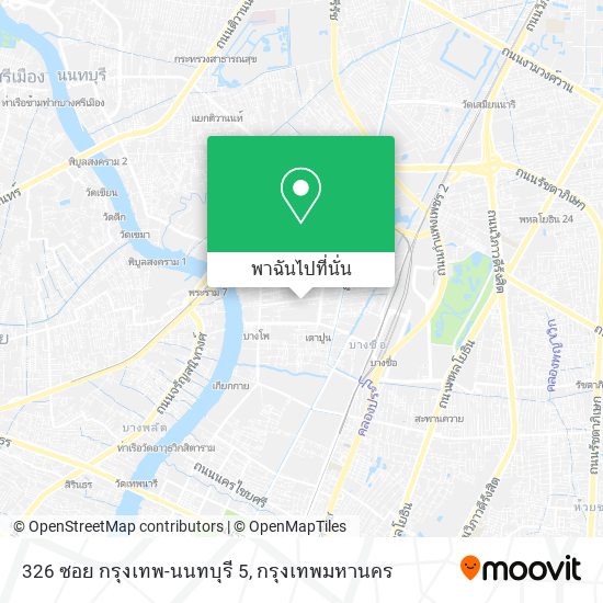 326 ซอย กรุงเทพ-นนทบุรี 5 แผนที่