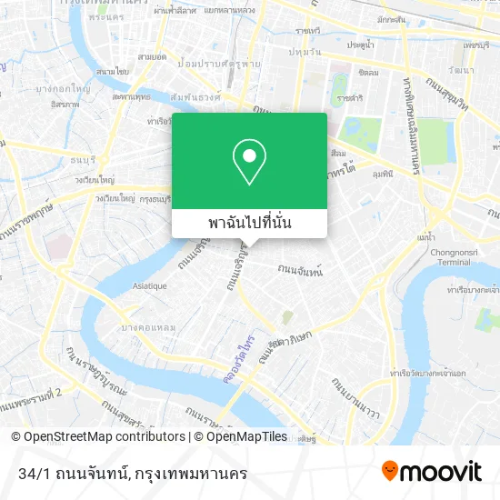 34/1 ถนนจันทน์ แผนที่