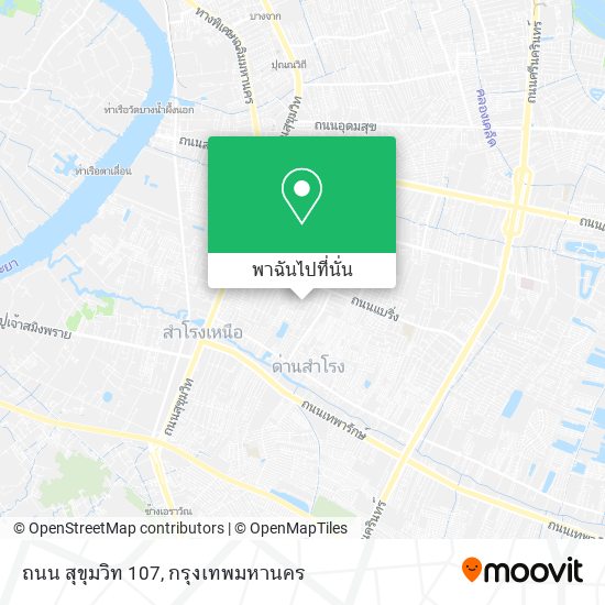 ถนน สุขุมวิท 107 แผนที่