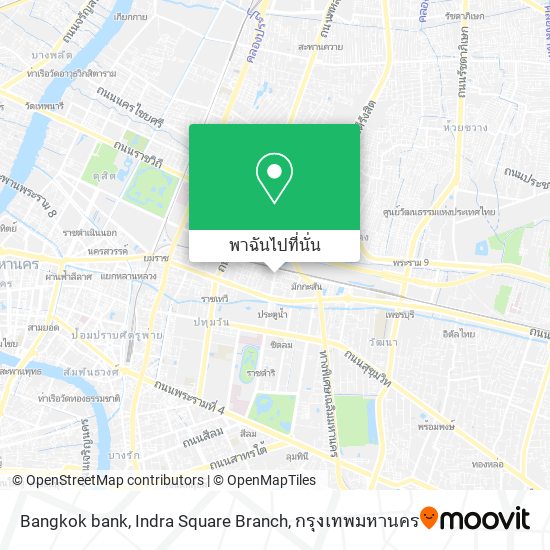 Bangkok bank, Indra Square Branch แผนที่