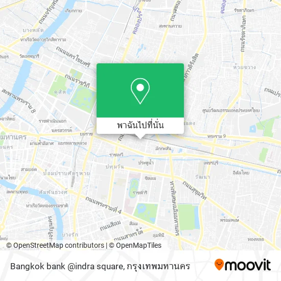 Bangkok bank @indra square แผนที่