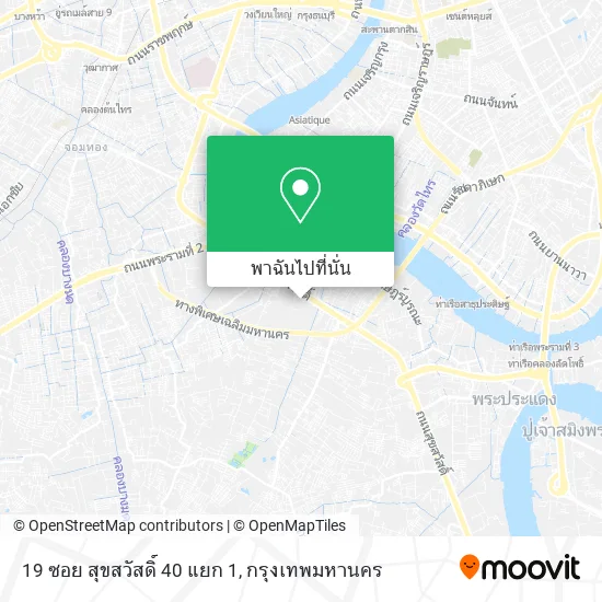 19 ซอย สุขสวัสดิ์ 40 แยก 1 แผนที่