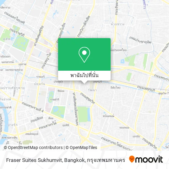 Fraser Suites Sukhumvit, Bangkok แผนที่