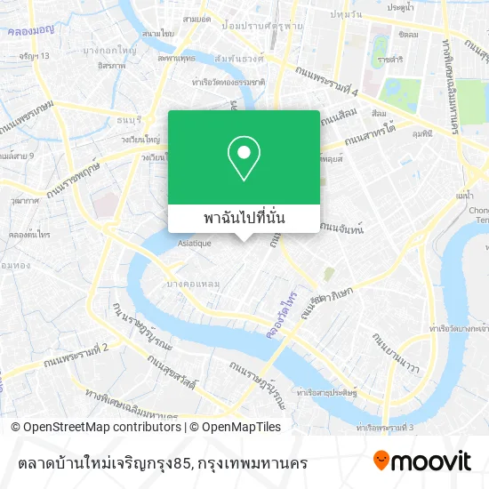 ตลาดบ้านใหม่เจริญกรุง85 แผนที่