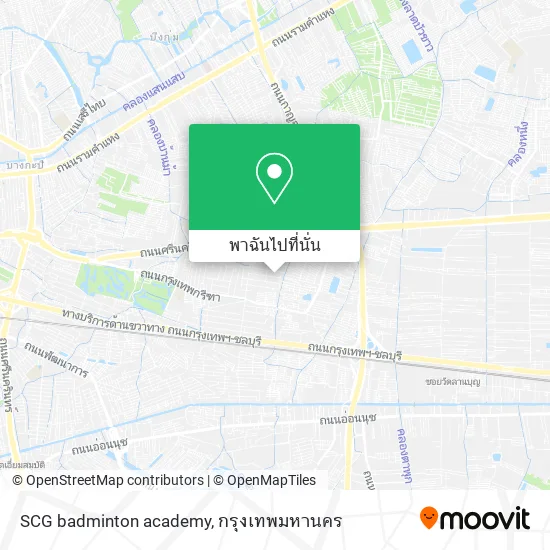 SCG badminton academy แผนที่