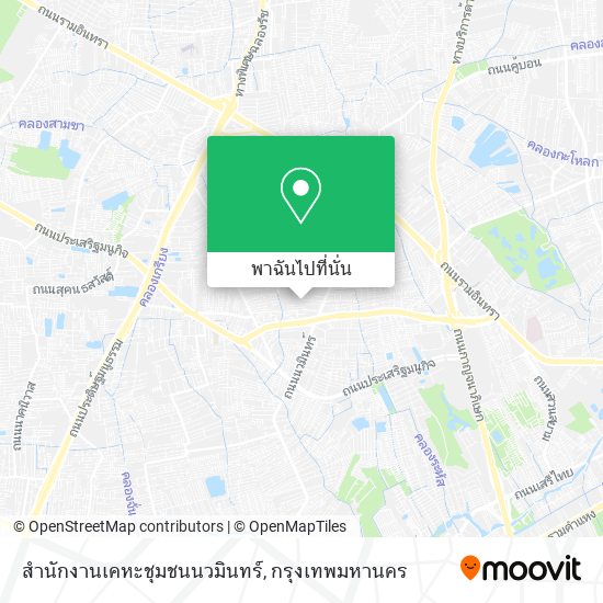 สำนักงานเคหะชุมชนนวมินทร์ แผนที่