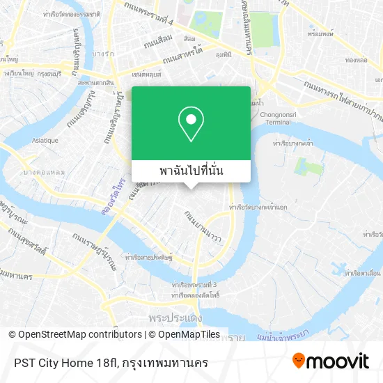 PST City Home 18fl แผนที่