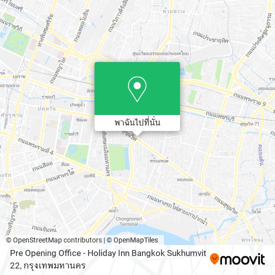 Pre Opening Office - Holiday Inn Bangkok Sukhumvit 22 แผนที่