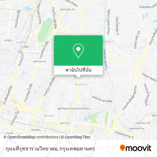 กุนนทีรุทธารามวิทยาคม แผนที่