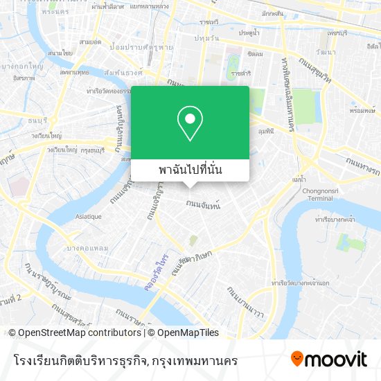 โรงเรียนกิตติบริหารธุรกิจ แผนที่