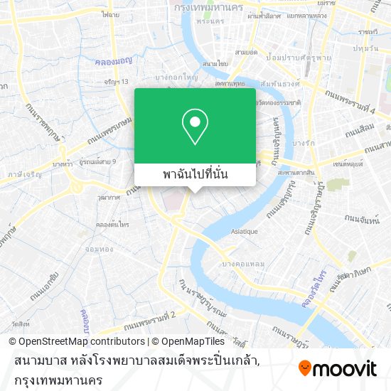 สนามบาส หลังโรงพยาบาลสมเด็จพระปิ่นเกล้า แผนที่