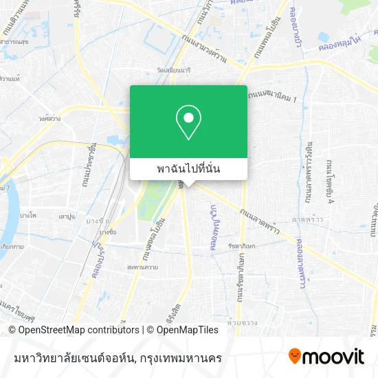 มหาวิทยาลัยเซนต์จอห์น แผนที่