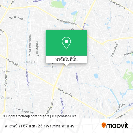 ลาดพร้าว 87 แยก 25 แผนที่