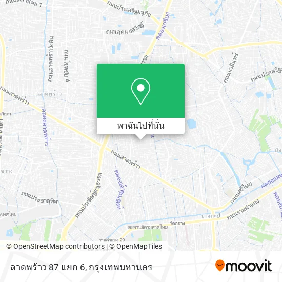 ลาดพร้าว 87 แยก 6 แผนที่