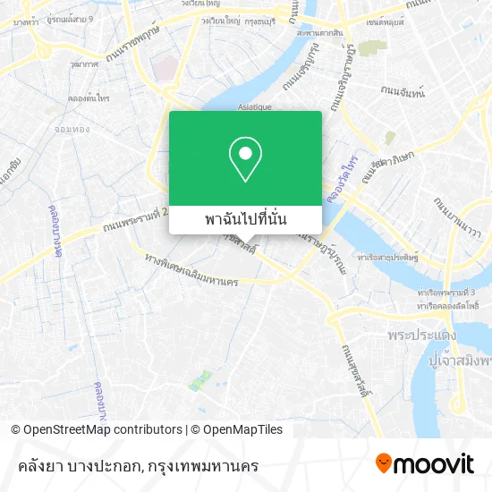 คลังยา บางปะกอก แผนที่