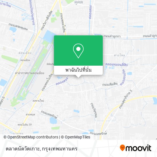 ตลาดนัดวัดเกาะ แผนที่