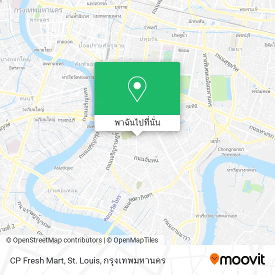 CP Fresh Mart, St. Louis แผนที่