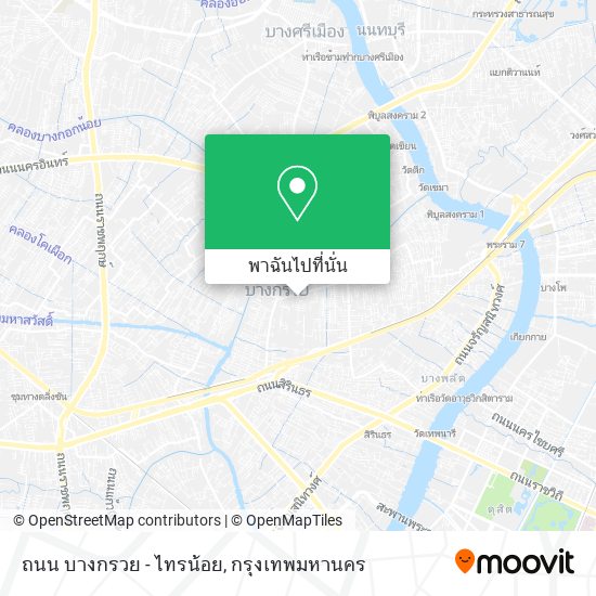 ถนน บางกรวย - ไทรน้อย แผนที่