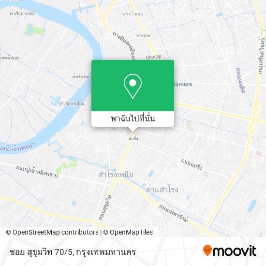 ซอย สุขุมวิท 70/5 แผนที่