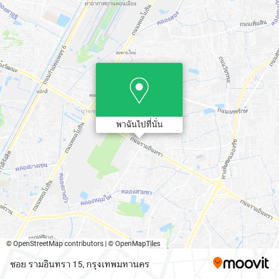 ซอย รามอินทรา 15 แผนที่