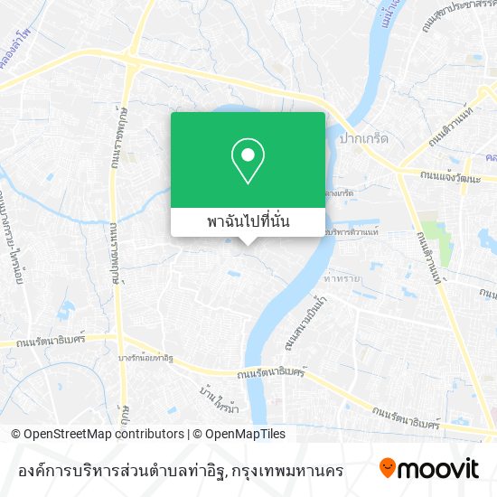 องค์การบริหารส่วนตำบลท่าอิฐ แผนที่