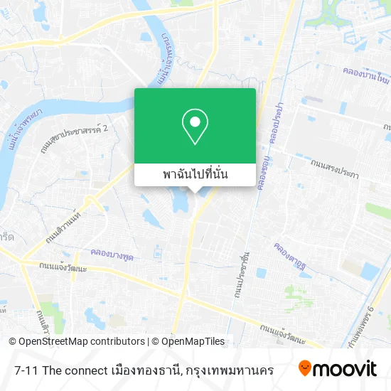 7-11 The connect เมืองทองธานี แผนที่