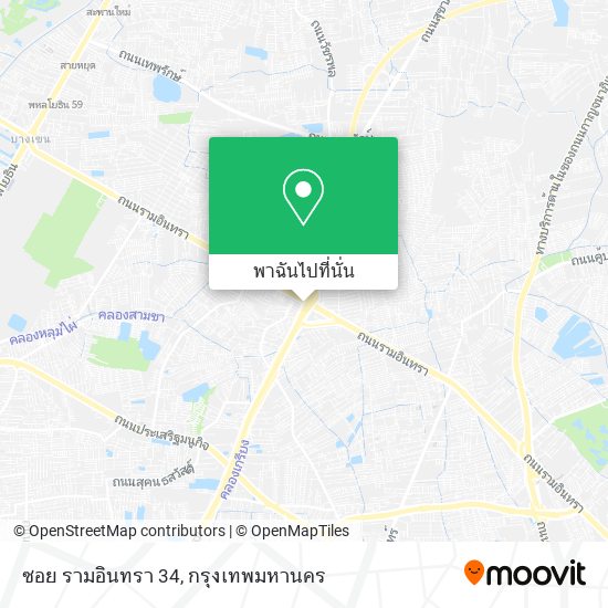 ซอย รามอินทรา 34 แผนที่