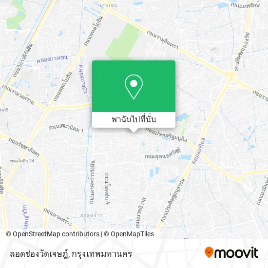 ลอดช่องวัดเจษฎ์ แผนที่