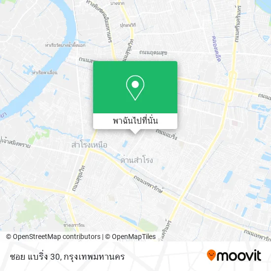 ซอย แบริ่ง 30 แผนที่