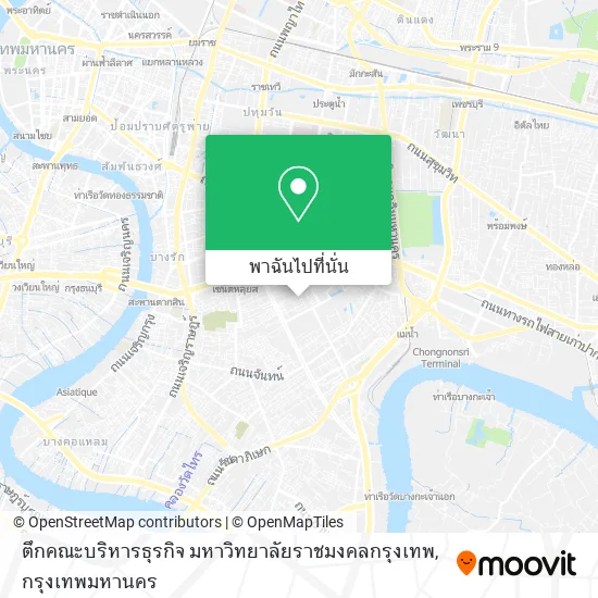 ตึกคณะบริหารธุรกิจ มหาวิทยาลัยราชมงคลกรุงเทพ แผนที่