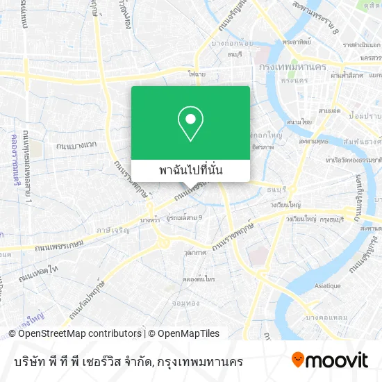 บริษัท พี ที พี เซอร์วิส จำกัด แผนที่