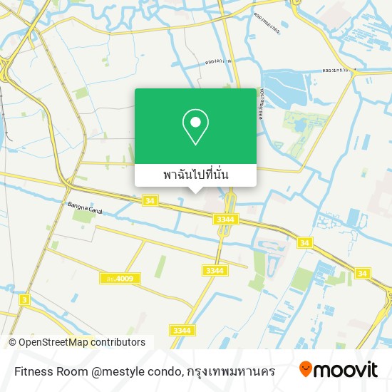 Fitness Room @mestyle condo แผนที่