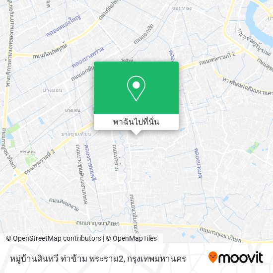 หมู่บ้านสินทวี ท่าข้าม พระราม2 แผนที่