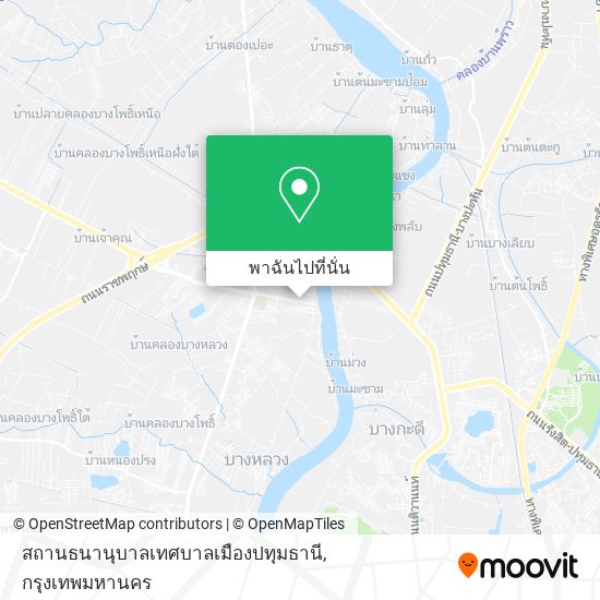 สถานธนานุบาลเทศบาลเมืองปทุมธานี แผนที่