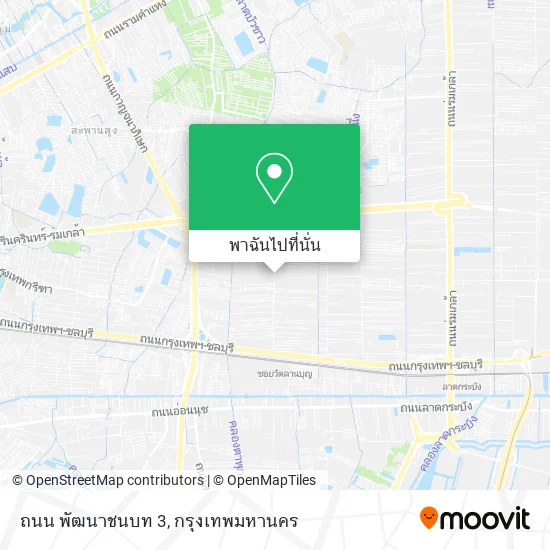 ถนน พัฒนาชนบท 3 แผนที่