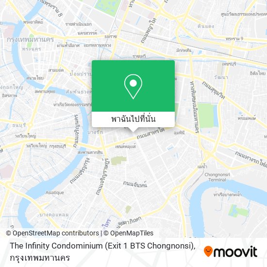 The Infinity Condominium (Exit 1 BTS Chongnonsi) แผนที่