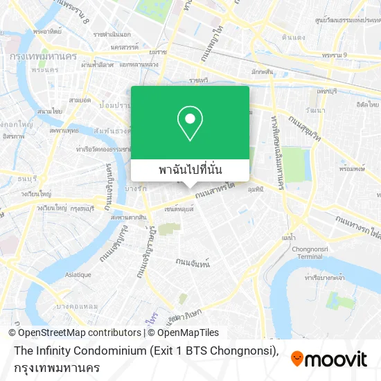 The Infinity Condominium (Exit 1 BTS Chongnonsi) แผนที่