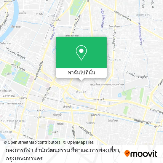 กองการกีฬา สำนักวัฒนธรรม กีฬาและการท่องเที่ยว แผนที่