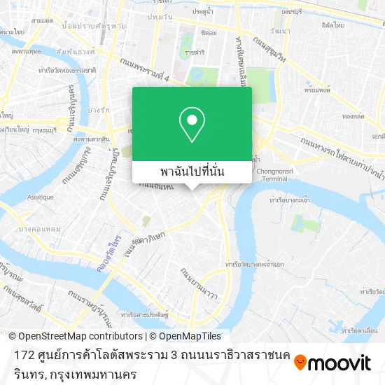 172 ศูนย์การค้าโลตัสพระราม 3 ถนนนราธิวาสราชนครินทร แผนที่