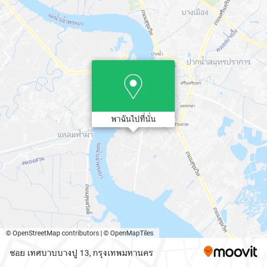ซอย เทศบาบบางปู 13 แผนที่