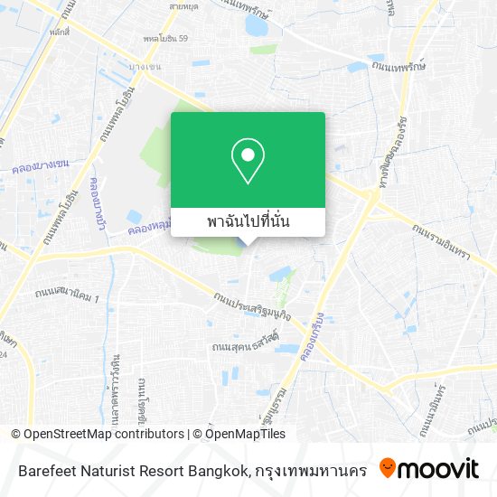 Barefeet Naturist Resort Bangkok แผนที่